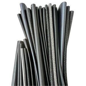 20 Black Metallic Vinyl Fabric Swatches | Quilting Crafts Sewing Upholstery